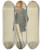 Triptych art skateboard deck of Carlo Pellegrini Royalty Simple And Unassuming Himself Yet Magnificent And Generous Towards His Fellow Men He Is The Very Prince Of Dukes The Duke Of Sutherland July 9 1870 by Carlo Pellegrini (1839-1889)