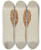 Triptych art skateboard deck of Clyde L Cheney Wood Carving by Clyde L Cheney