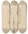 Triptych art skateboard deck of David Humbert De Superville Statue Of The God Iswara by David Humbert De Superville (1770-1849)