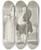 Triptych art skateboard deck of Francisco De Goya Prostitute Soliciting A Fat Ugly Man Recto by Francisco de Goya (1746-1828)