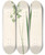 Triptych art skateboard deck of Pierre Joseph Redout Les Liliacees Pl45 by Pierre Joseph Redoute (1759-1840)