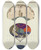 Triptych art skateboard deck of George Barbier Accessories by George Barbier (1882-1932)