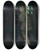 Triptych art skateboard deck of Jessie Willcox Smith The Dark by Jessie Willcox Smith (1863-1935)