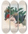 Triptych art skateboard deck of Daniel Giraud Elliot A Monograph Of The Pittid Or Family Of Antthrushes Pl27 by Daniel Giraud Elliot (1835-1915)