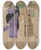 Triptych art skateboard deck of J Dory Crations Amy Linker Ballard Et Cie Sur La Croisette by J Dory