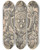 Triptych art skateboard deck of Tobias Stimmer Design For A Coat Of Arms With Putti Holding Garlands by Tobias Stimmer (1539-1584)