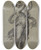 Triptych art skateboard deck of Pierrepaul Prudhon Danseuse Au Tambourin by Pierre-Paul Prud'hon (1758-1823)