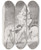 Triptych art skateboard deck of Francisco De Goya A Charlatan Extracting A Tooth From A Patients Mouth Figure In The Foreground Vomiting by Francisco de Goya (1746-1828)