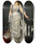 Triptych art skateboard deck of Carolusduran Portrait De Mademoiselle X Marquise Anforti by Carolus Duran (1837-1917)