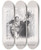 Triptych art skateboard deck of J J Grandville The Marquise Of Frivolty by J J Grandville (1803-1847)
