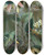 Triptych art skateboard deck of John George Wood Cicadae Lanternfly Etc by John George Wood (1827-1889)