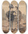 Triptych art skateboard deck of Eugne Delacroix Hamlet And Horatio In The Graveyard by Eugene Delacroix (1798-1863)