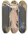 Triptych art skateboard deck of H Robert Dammy Robe De Bal_2 by H Robert Dammy (1890)