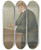Triptych art skateboard deck of Leslie Matthew Ward Doctors And Scientists Orthodoxy Sir William Broadbent 30 October 1902 by Leslie Matthew Ward (1851-1922)