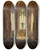 Triptych art skateboard deck of Jindich Tomec Solemn Mass In The Hofburg Chapel by Jindrich Tomec (1863-1928)