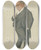 Triptych art skateboard deck of Carlo Pellegrini Royalty President No 3 M Jean Baptiste Leon Say December 4 1880 by Carlo Pellegrini (1839-1889)