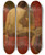 Triptych art skateboard deck of Gustave Vanaise Model by Gustave Vanaise (1854-1902)