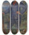 Triptych art skateboard deck of Pierreauguste Renoir Jean As A Huntsman by Pierre-Auguste Renoir (1841-1919)
