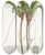 Triptych art skateboard deck of Sydenham Edwards Narrowleaved Manglesian Anigozanthus by Sydenham Edwards (1768-1819)