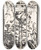 Triptych art skateboard deck of Johannes Frederik Engelbert Ten Klooster Helling Merapi_1 by Johannes Frederik Engelbert Ten Klooster (1873-1940)