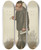 Triptych art skateboard deck of Carlo Pellegrini Politicians If He Is Not An Advanced Liberal It Is For Want Of Advancing Himself Rt Hon We Forster March 6 1869 by Carlo Pellegrini (1839-1889)