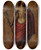 Triptych art skateboard deck of Cristbal De Villalpando Portrait Of Christ by Cristobal De Villalpando (1649-1714)
