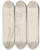 Triptych art skateboard deck of Heinrich Friedrich Fger Man Embracing Woman With Child In Her Arms by Heinrich Friedrich Fger (1751-1818)