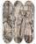 Triptych art skateboard deck of William Strang Illustration To Nathan The Wise 3 by William Strang (1859-1921)