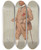 Triptych art skateboard deck of Leslie Matthew Ward Turf Devotees Peter Sir Peter Carlaw Walker June 8 1905 by Leslie Matthew Ward (1851-1922)