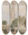 Triptych art skateboard deck of James Holland Delft by James Holland (1800-1870)