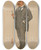 Triptych art skateboard deck of Leslie Matthew Ward Soldiers Three Rudyard Kipling by Leslie Matthew Ward (1851-1922)