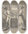 Triptych art skateboard deck of Daniel Nikolaus Chodowiecki Henry Iv Part I Act Ii Scene Iii by Daniel Nikolaus Chodowiecki (1726-1801)
