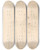 Triptych art skateboard deck of Jules Bastienlepage Study For Joan Of Arc_2 by Jules Bastien-Lepage (1848-1884)