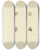 Triptych art skateboard deck of James Sowerby The Mineral Conchology Of Great Britain Pl279 by James Sowerby (1757-1822)