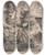 Triptych art skateboard deck of William Strang Illustration To Nathan The Wise by William Strang (1859-1921)