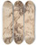 Triptych art skateboard deck of Nicolas Poussin The Sorcerer Atlante Abducting Pinabellos Lady Ariosto Orlando Furioso Canto Ii 38 by Nicolas Poussin (1594-1665)
