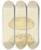 Triptych art skateboard deck of James Sowerby The Mineral Conchology Of Great Britain Pl414 by James Sowerby (1757-1822)