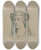 Triptych art skateboard deck of David Humbert De Superville Vrouwenkop Met 16De Eeuwse Kledij by David Humbert De Superville (1770-1849)
