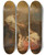 Triptych art skateboard deck of Marcello Bacciarelli Saint Isidore The Blessing Of Labour by Marcello Bacciarelli (1731-1818)