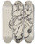 Triptych art skateboard deck of Georges Goursat Sem Soldat Tenant Un Quart by Georges Goursat (Sem) (1863-1934)