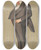 Triptych art skateboard deck of Leslie Matthew Ward Legal An Arbitrator Frederick Joseph Bramwell August 27 1892 by Leslie Matthew Ward (1851-1922)
