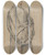 Triptych art skateboard deck of Peter Paul Rubens Portrait Of Nicolas Trigault In Chinese Costume by Peter Paul Rubens (1577-1640)
