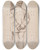 Triptych art skateboard deck of Charles Samuel Keene Sketchbook Drawing_8 by Charles Samuel Keene (1823-1891)