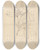 Triptych art skateboard deck of Luigi Balugani Beidelsar Asclepias Procera by Luigi Balugani (1737-1770)