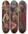 Triptych art skateboard deck of Giovanni Ghisolfi Bozzetto Fr Sta Maria Della Vittoria Milano 1 Petrus Heilt Einen Lahmen by Giovanni Ghisolfi (1623-1683)