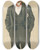 Triptych art skateboard deck of James Tissot The Commader In Chief In India General Sir Frederick Paul Haines Military And Navy From Vanity Fair March 25 1876 by James Tissot (1836-1902)