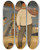 Triptych art skateboard deck of Joseph Edward Southall Fisherman Carrying A Sail by Joseph Edward Southall (1861-1944)