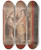 Triptych art skateboard deck of Nicaise De Keyser Founding Of The Academy In Antwerp By David Teniers Ii by Nicaise De Keyser (1813-1887)