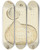 Triptych art skateboard deck of James Sowerby The Mineral Conchology Of Great Britain Pl401 by James Sowerby (1757-1822)