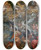Triptych art skateboard deck of David Klcker Ehrenstrahl Allegory Of The Illustrious Achievements Of Swedish Kings by David Klocker Ehrenstrahl (1628-1698)